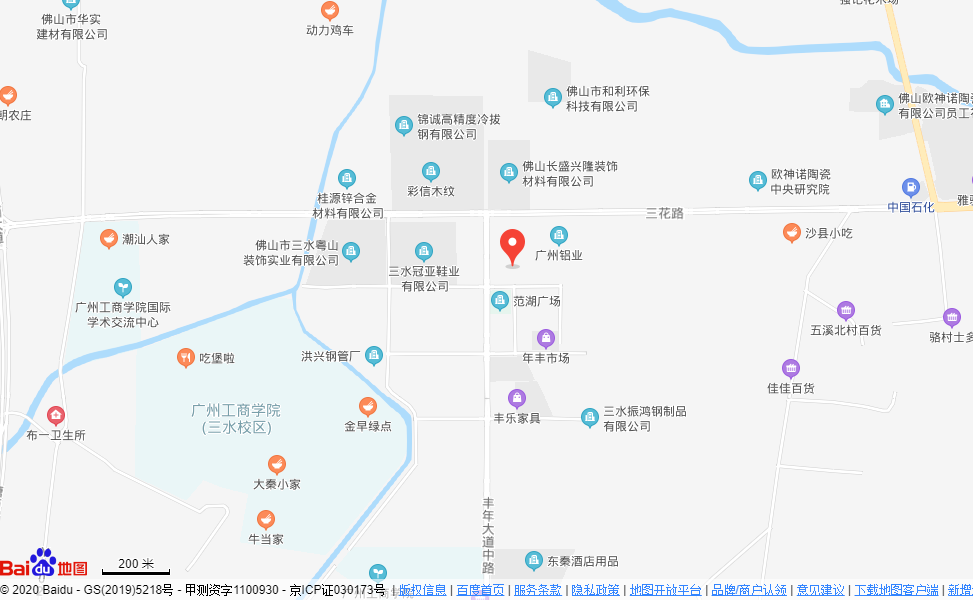 广东省佛山市三水区乐平镇范湖三花公路中9号(f1,f2,f4,佛山市三水区